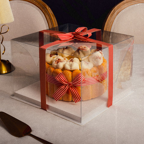 Caramel Pop Corn Tiramisù Cake
