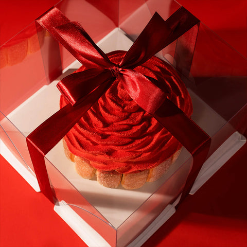 Raspberry Vanilla Tiramisù Cake