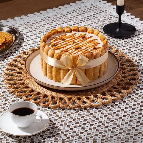 Vegan Lotus Biscoff Tiramisù Cake